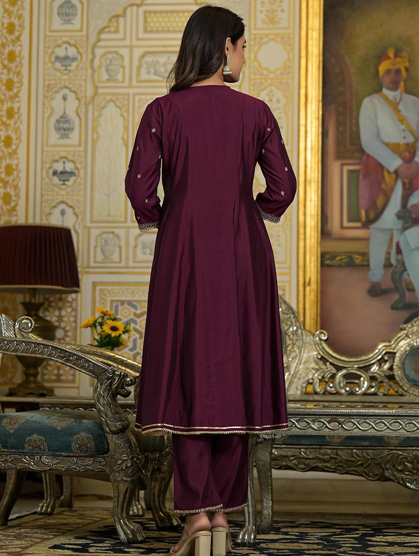 women embroidered kurta pant set with dupatta - 21680498 - Standard Image - 1