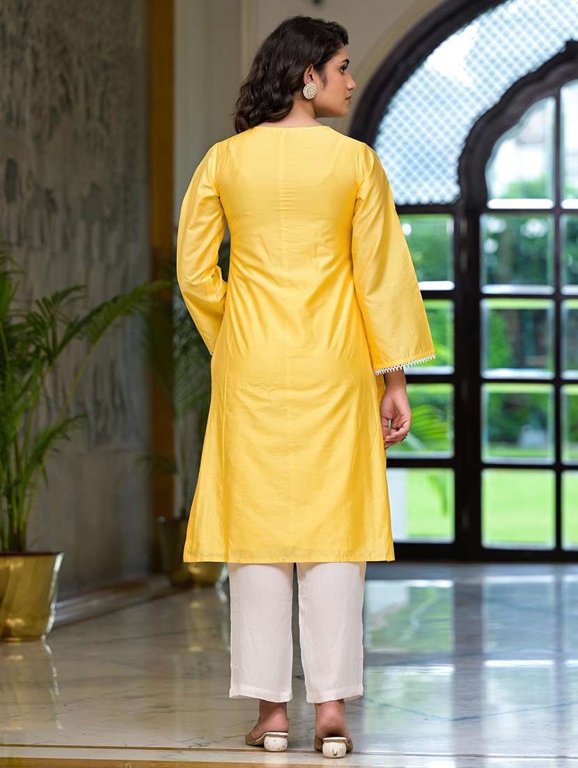 women embroidered kurta pant set with duaptta - 21680525 -  Standard Image - 1