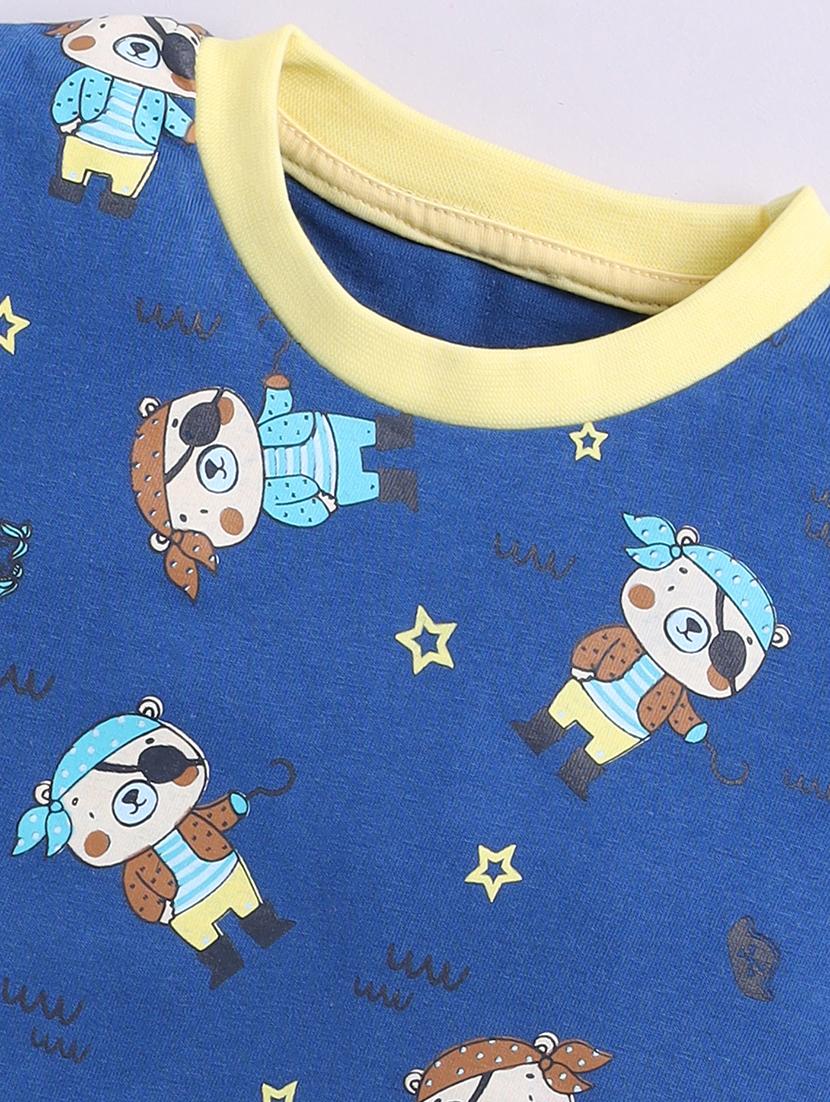kids printed cotton shorts twin set - 21680634 - Standard Image - 4