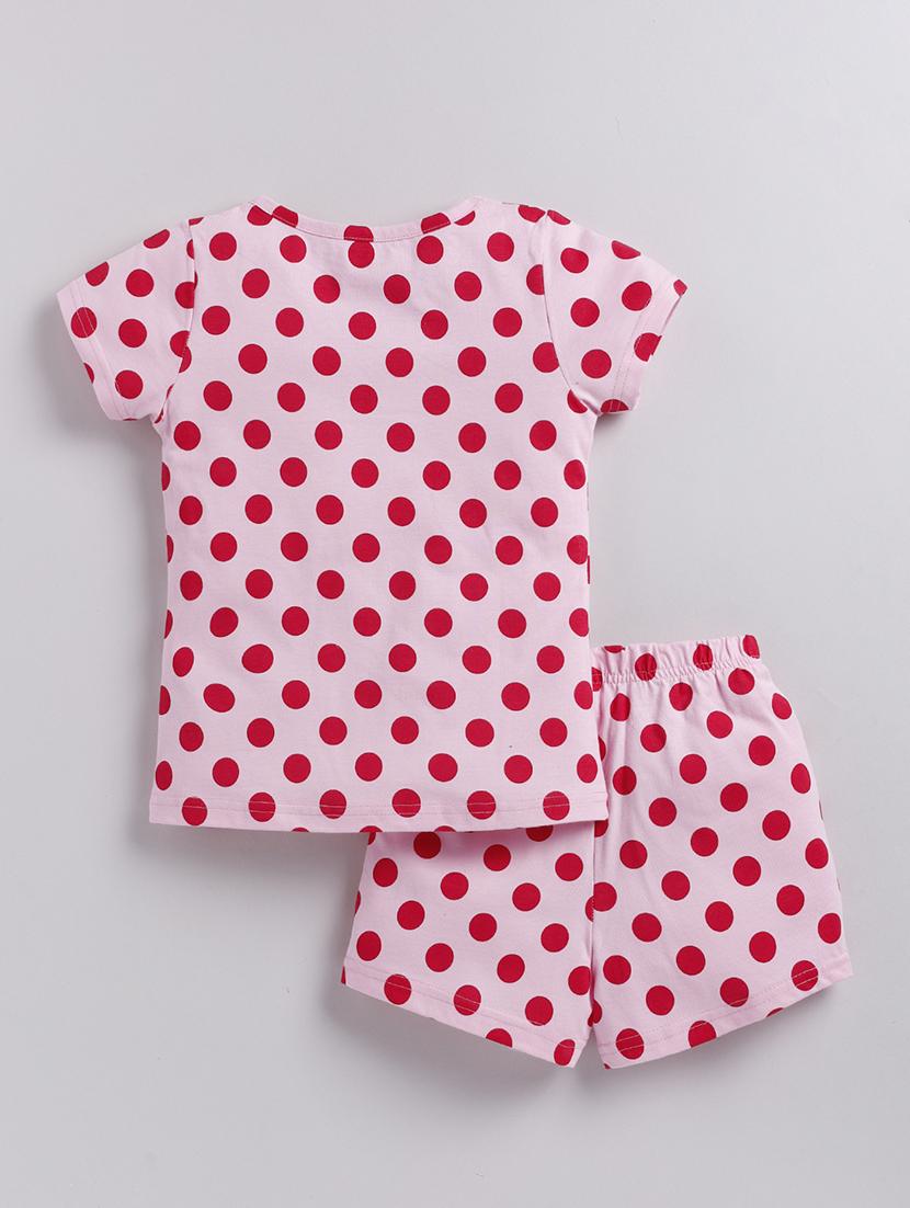 girls t-shirt & shorts casual wear twin set - 21680728 - Standard Image - 1