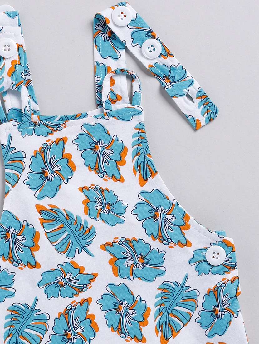 kids printed adjustable strap dungaree - 21680799 -  Standard Image - 4