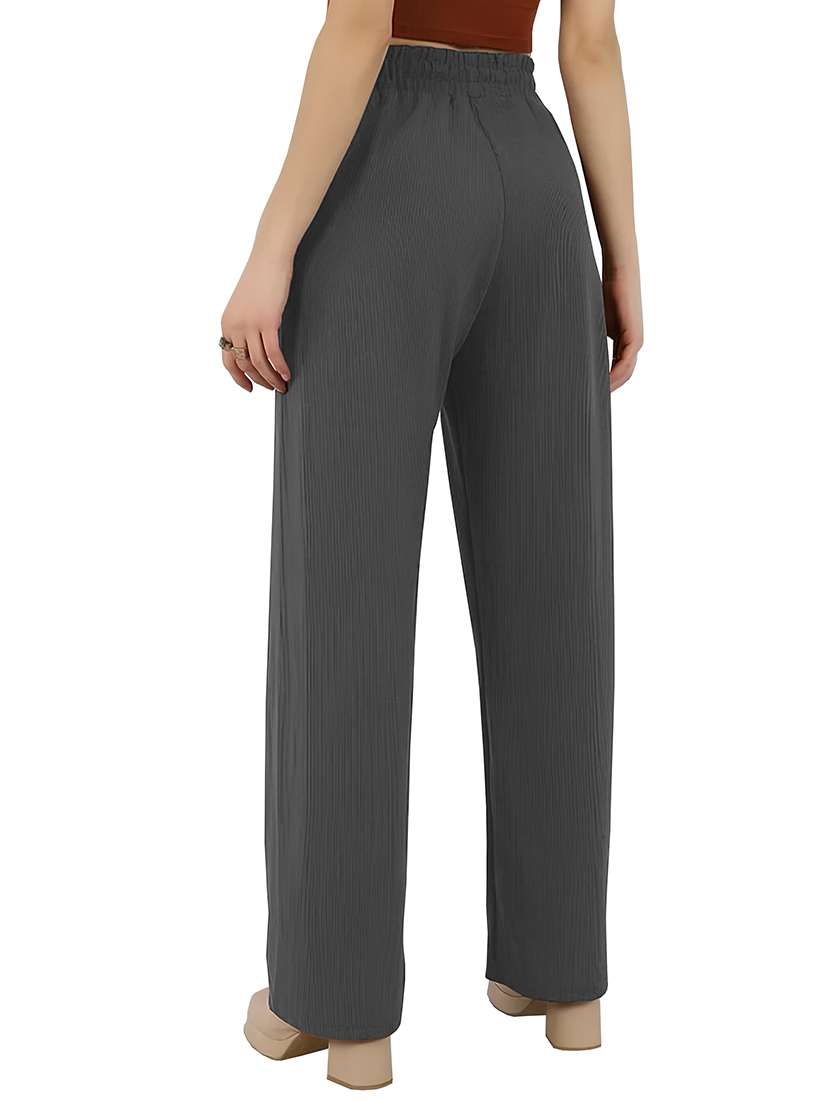 women solid straight palazzo - 21681701 - Standard Image - 1