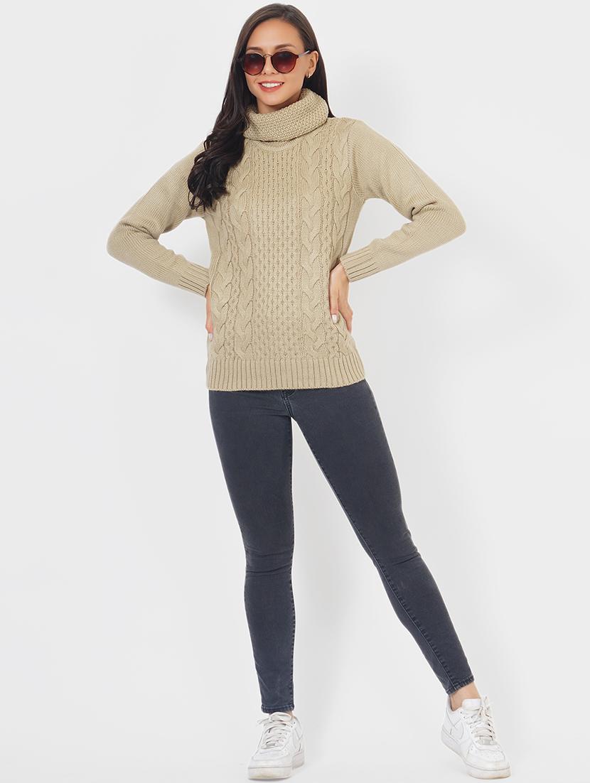 women self designed long sleeves pullover - 21681862 - Standard Image - 4
