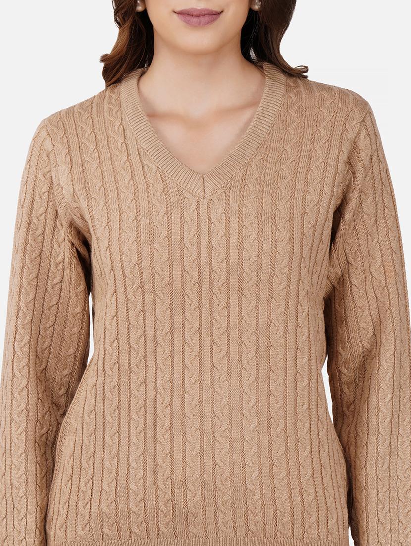 women self designed long sleeves pullover - 21681874 - Standard Image - 6