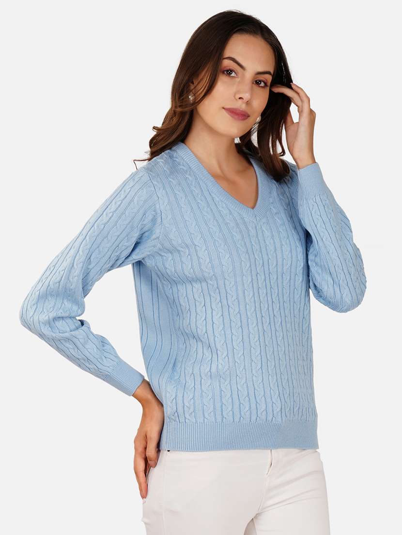 women embellished long sleeves pullover - 21681875 -  Standard Image - 1