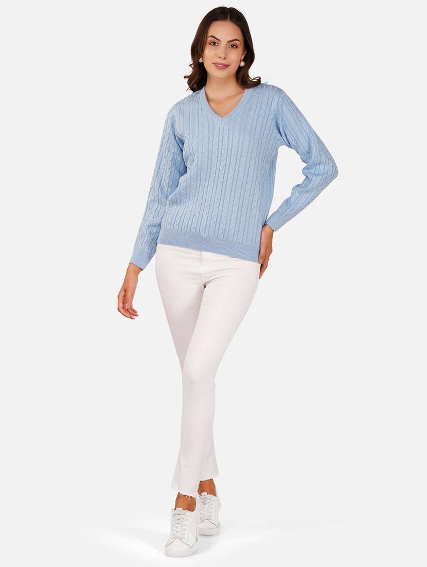 women embellished long sleeves pullover - 21681875 -  Standard Image - 4