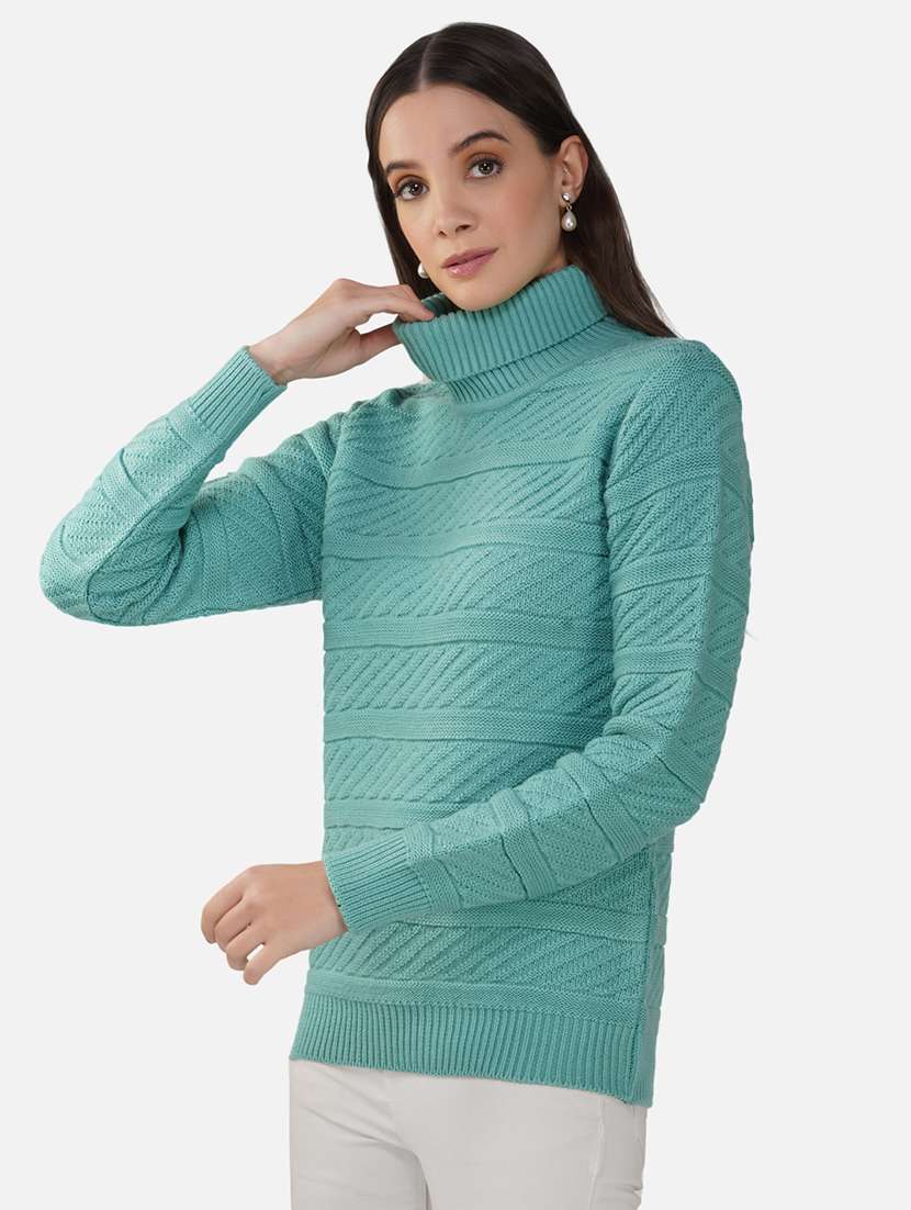 women self designed long sleeves pullover - 21681876 -  Standard Image - 1