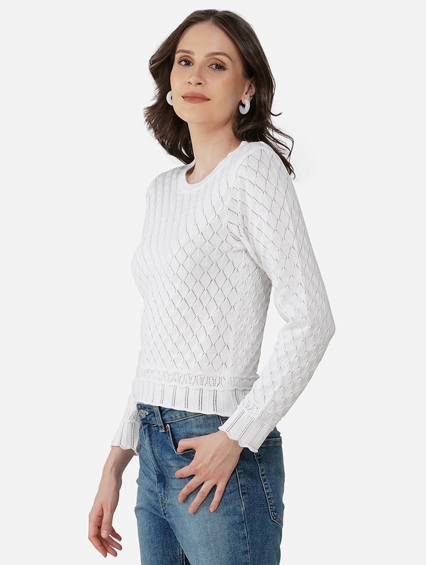 women self designed long sleeves pullover - 21681882 - Standard Image - 1