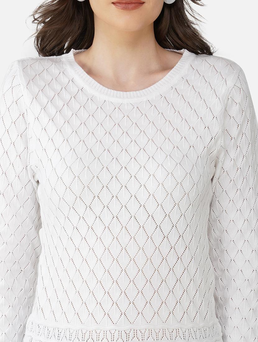 women self designed long sleeves pullover - 21681882 - Standard Image - 6