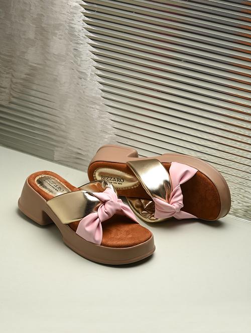 women pink slip on sandal - 21681898 - Standard Image - 0