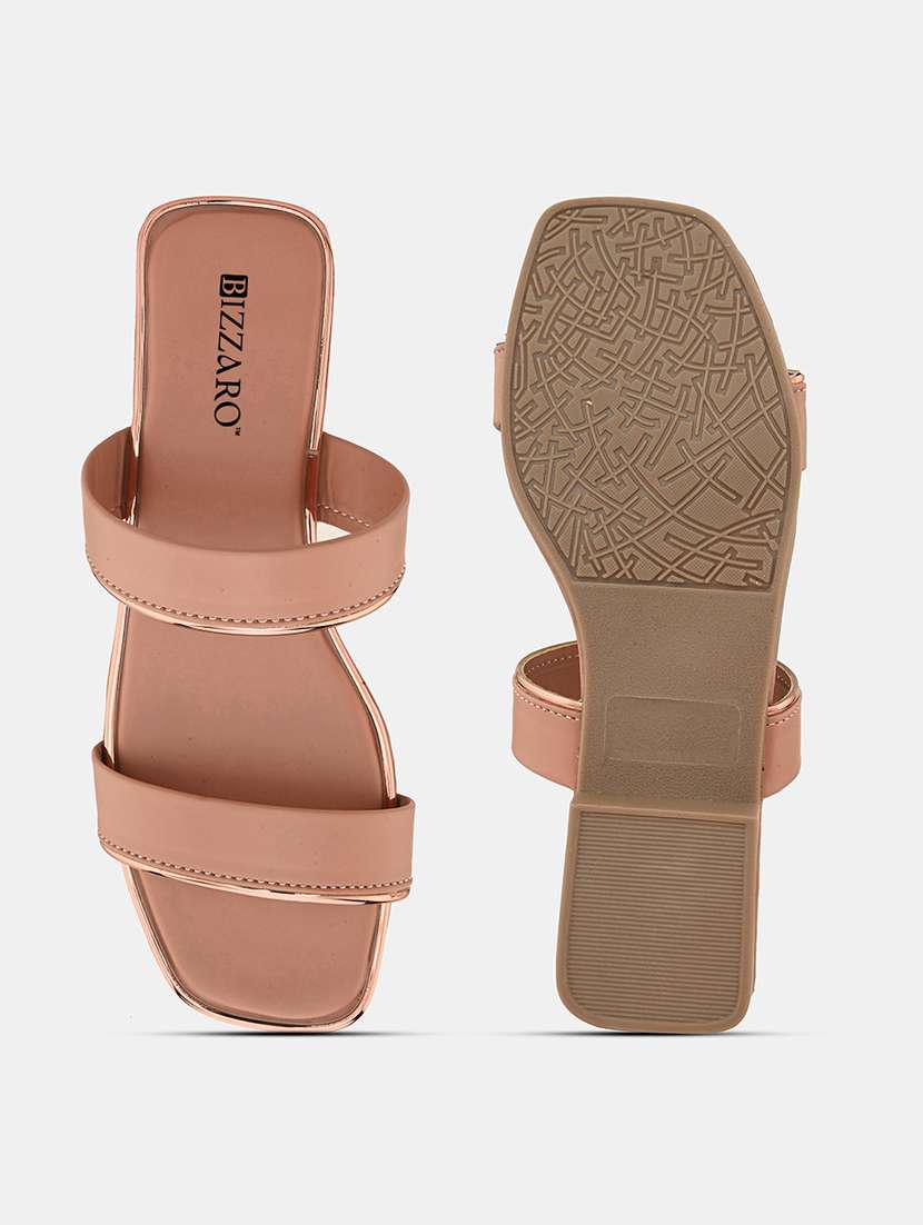 women pink slip on sandal - 21681905 -  Standard Image - 4