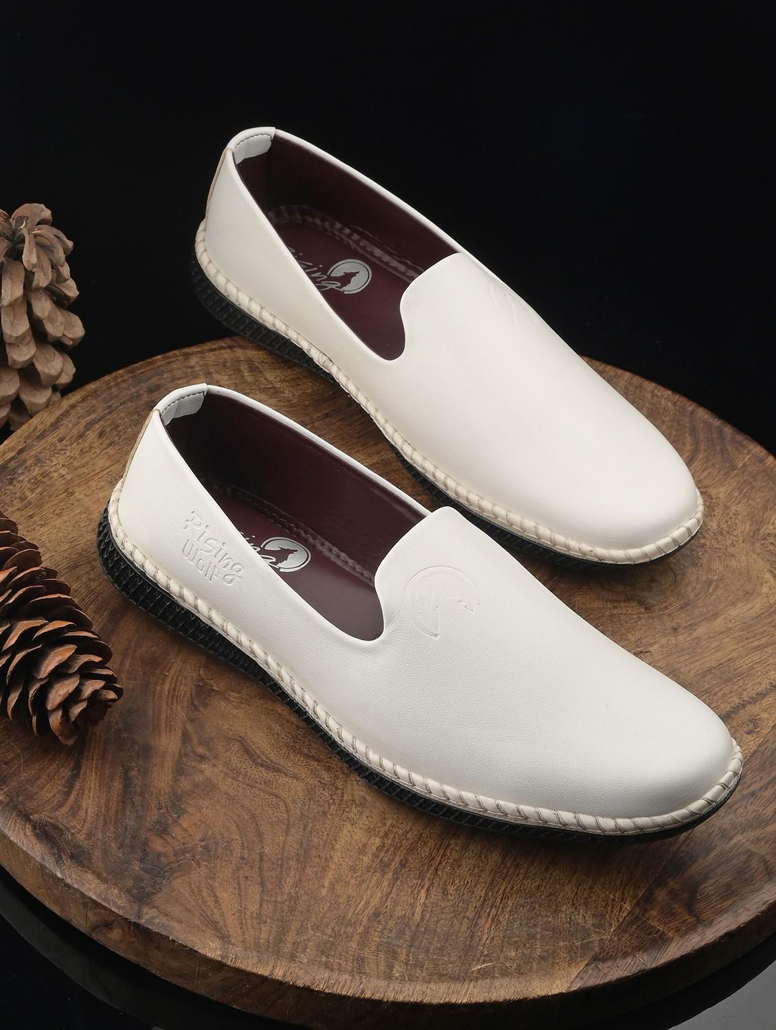 men white slip on loafer - 21681944 -  Zoom Image - 0