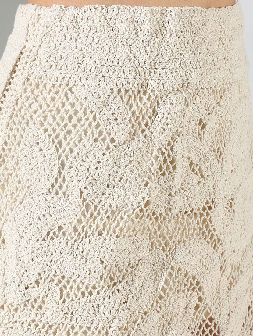 women schiffli detailed top and skirt co-ord set - 21682005 -  Standard Image - 6