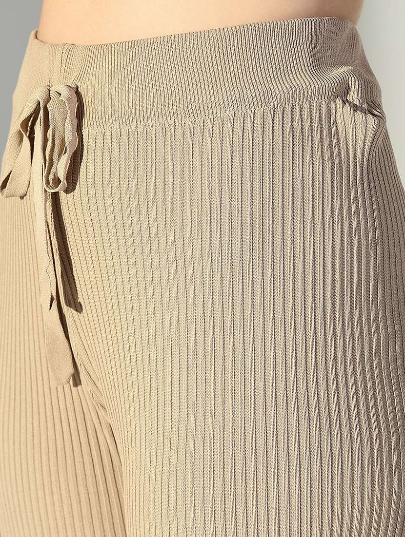 women solid top and trouser co-ord set - 21682011 -  Standard Image - 6