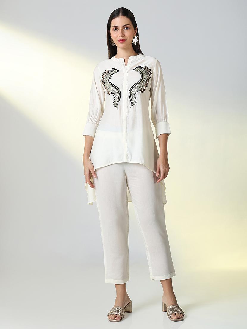 women embellished top and trouser co-ords set - 21682029 - Zoom Image - 0