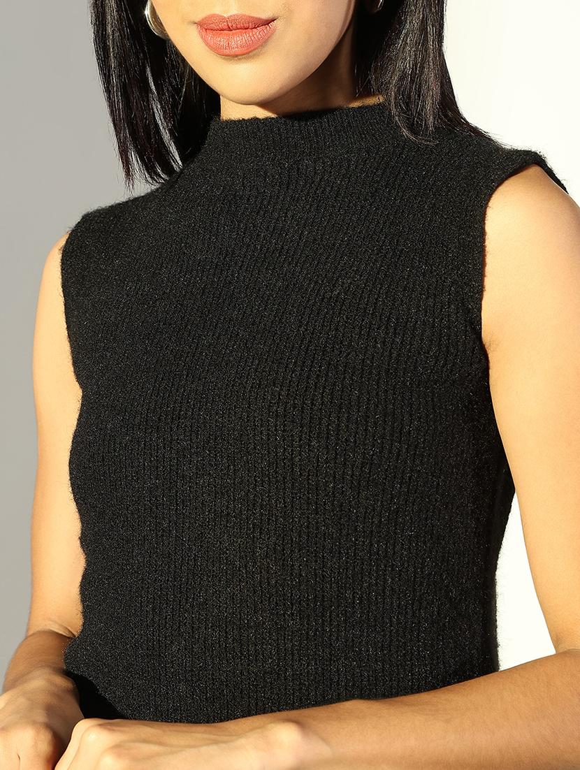 women solid winter wear dress with pullover - 21682041 - Standard Image - 6