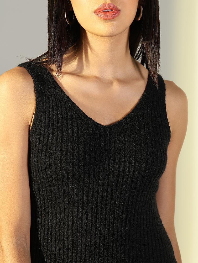 women solid winter wear bodycon dress with pullover - 21682072 - Standard Image - 6