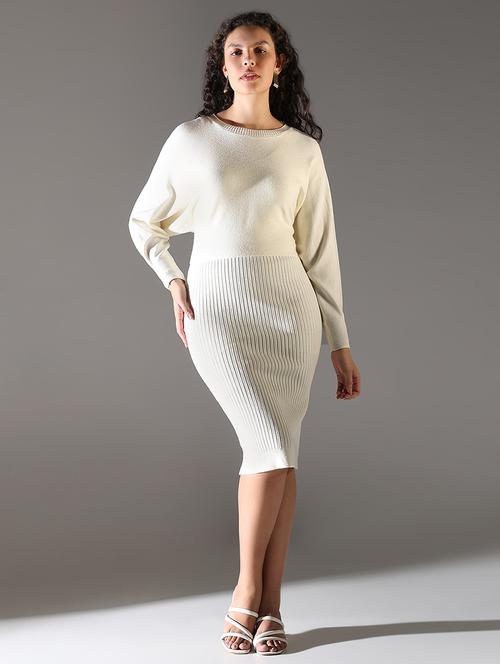 women solid winter wear dress with pullover - 21682113 - Standard Image - 0