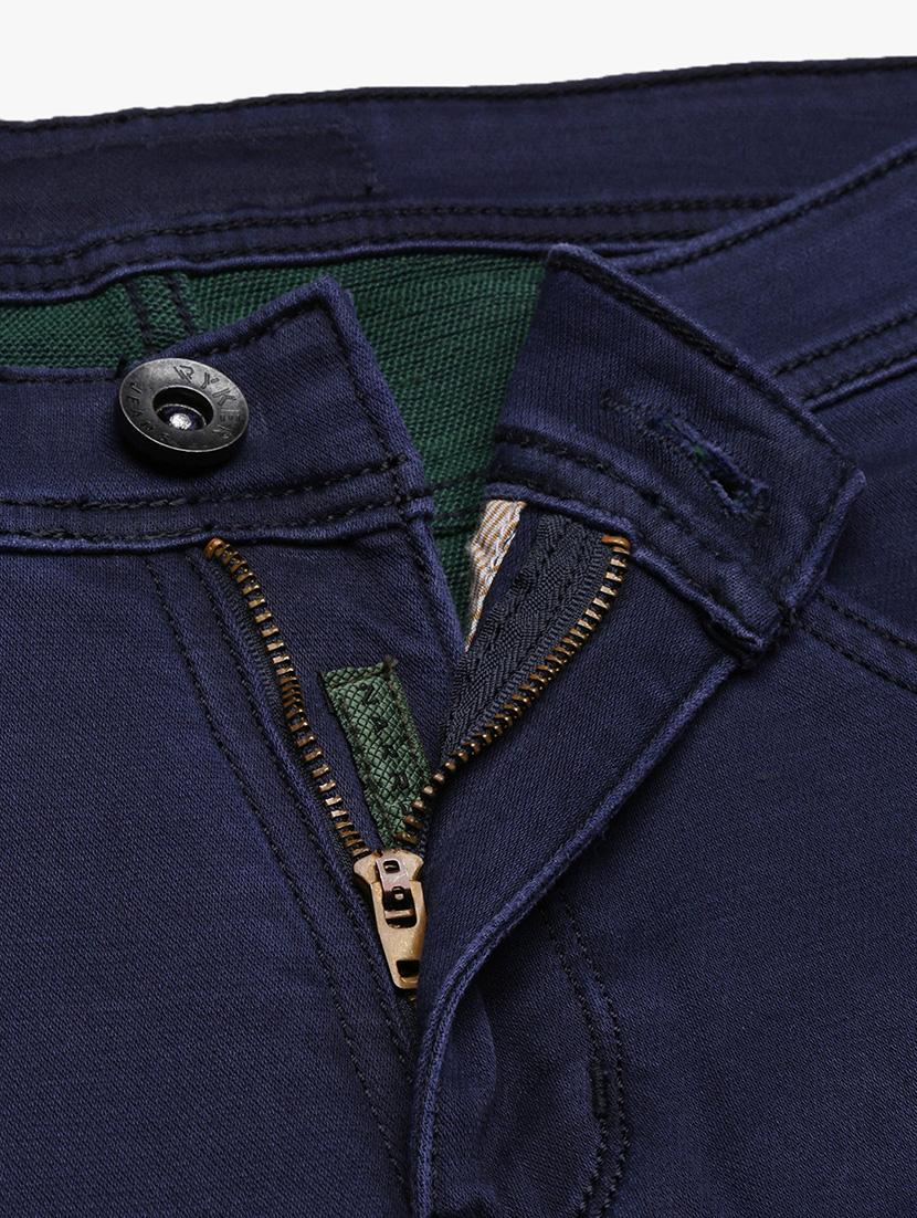 men low rise slim fit plain jeans - 21682338 - Standard Image - 6