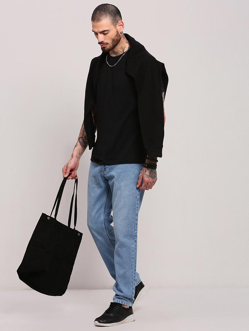 men low rise slim fit plain jeans - 21682342 - Standard Image - 4