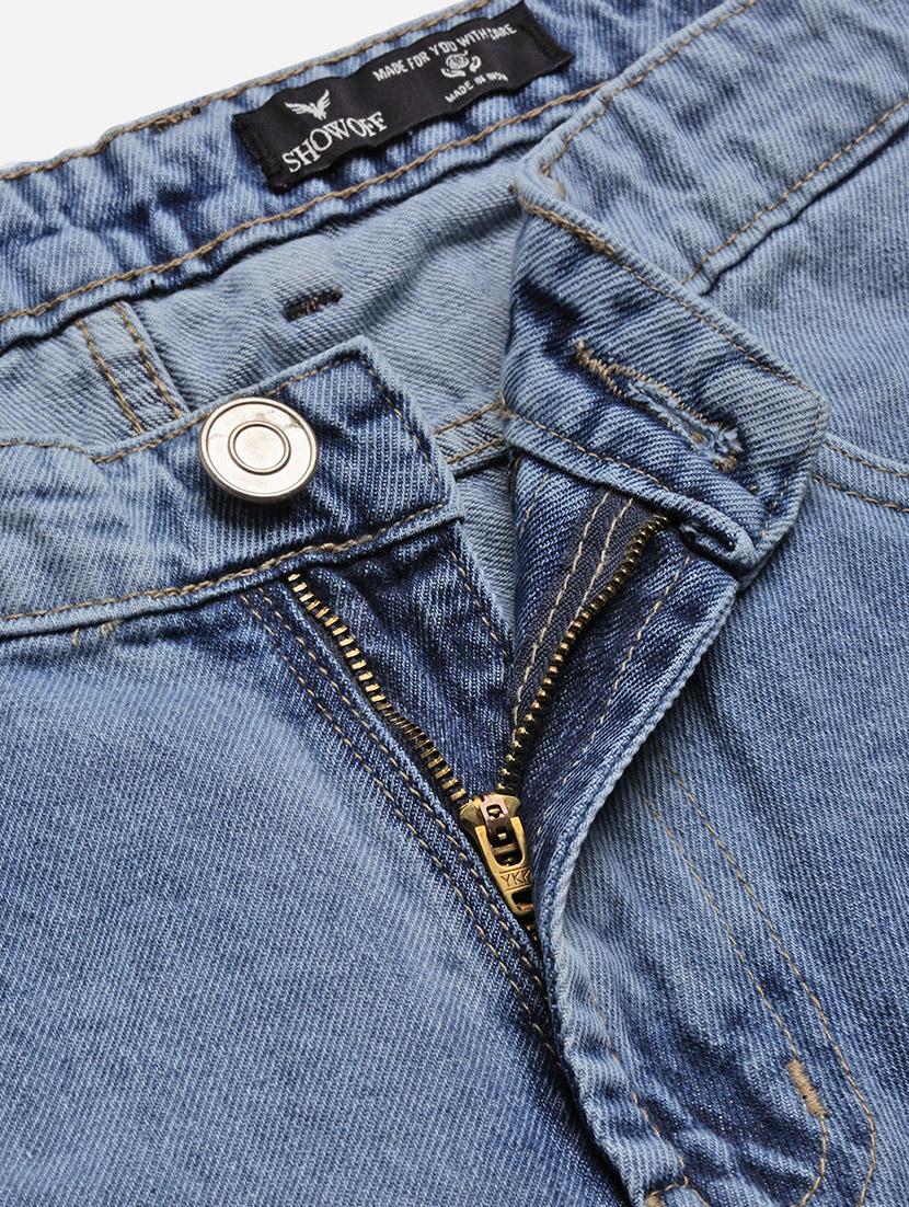 men low rise slim fit plain jeans - 21682342 - Standard Image - 6