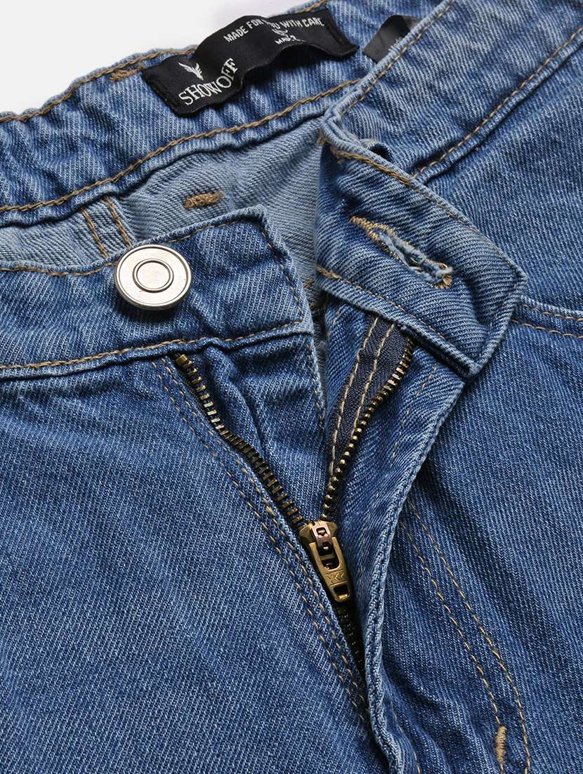 men low rise slim fit distressed jeans - 21682343 -  Standard Image - 6