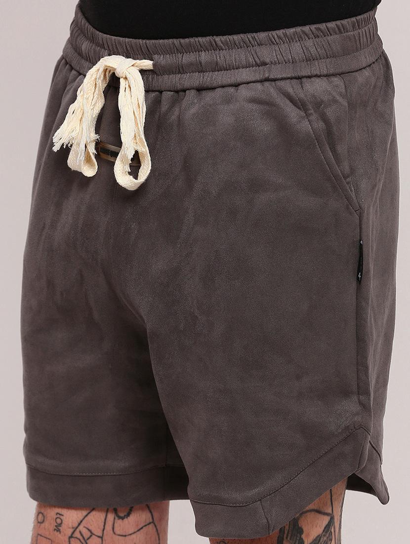 men mid rise solid shorts - 21682398 - Standard Image - 4
