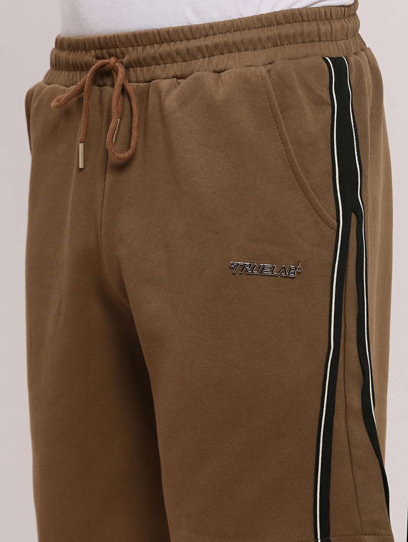 men mid rise side taped shorts - 21682400 -  Standard Image - 6