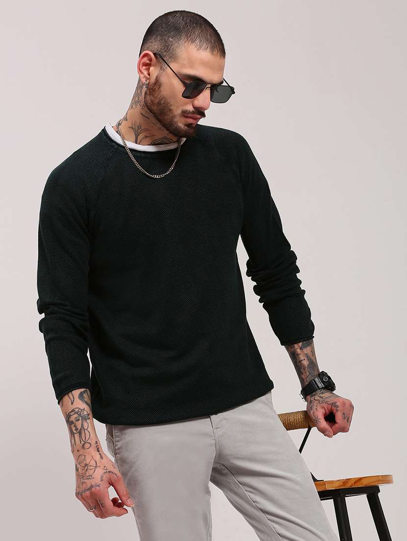 men long sleeves plain pullover - 21682416 -  Standard Image - 1