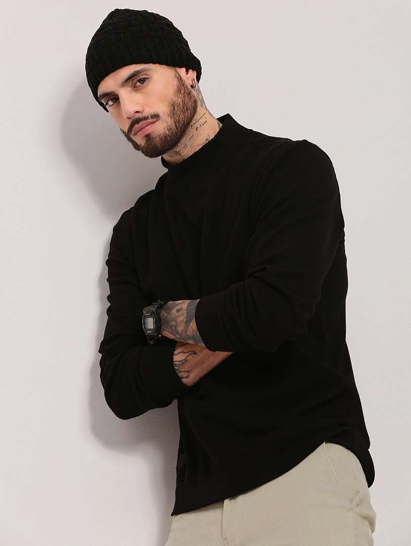 men long sleeves plain pullover - 21682424 -  Standard Image - 1