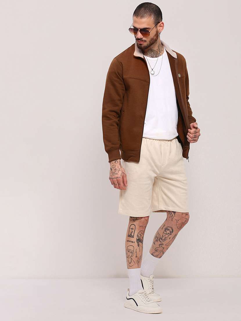 men long sleeves plain sweatshirt - 21682428 -  Standard Image - 4