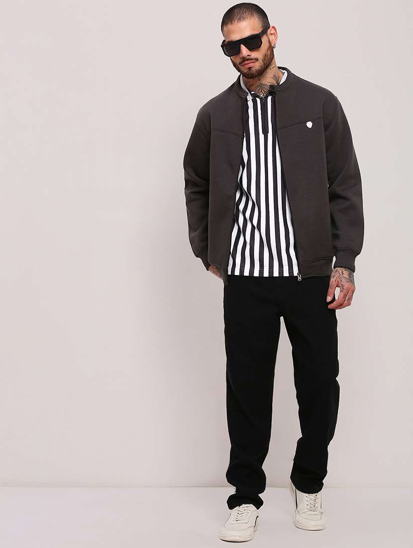 men long sleeves plain sweatshirt - 21682435 -  Standard Image - 4