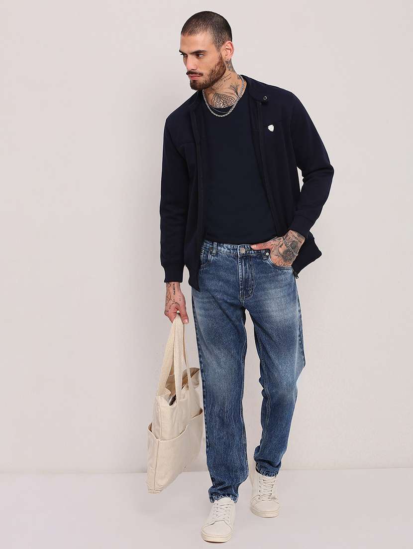 men long sleeves plain sweatshirt - 21682436 -  Standard Image - 4