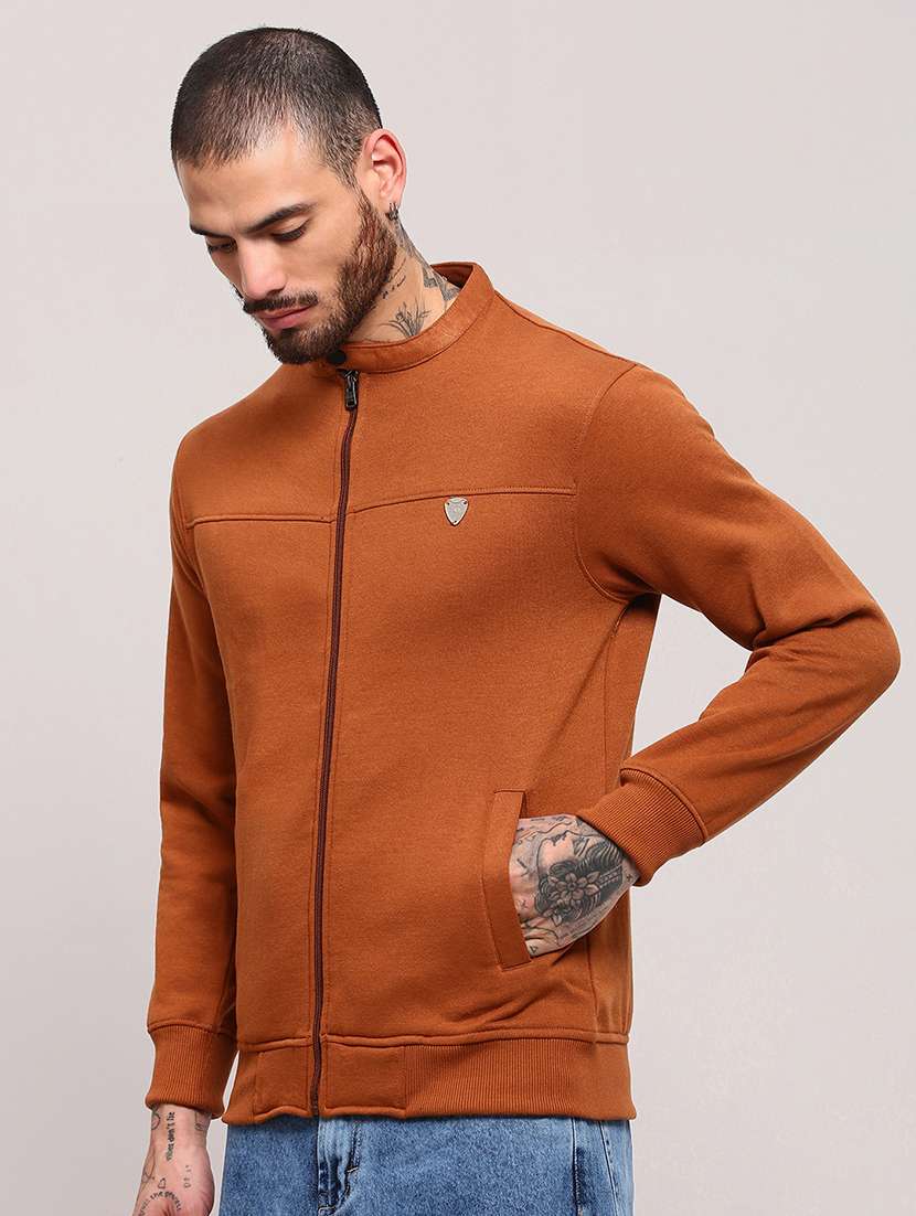 men long sleeves plain sweatshirt - 21682437 -  Standard Image - 1