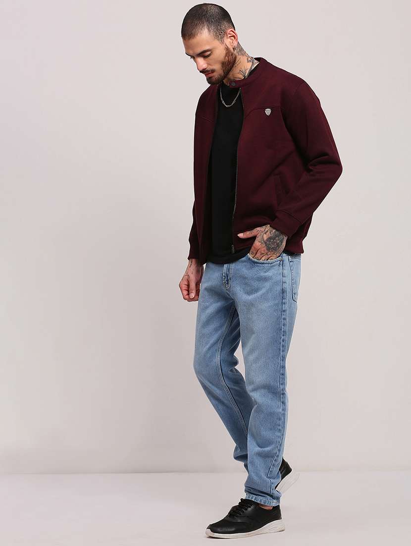 men long sleeves plain sweatshirt - 21682438 - Standard Image - 4