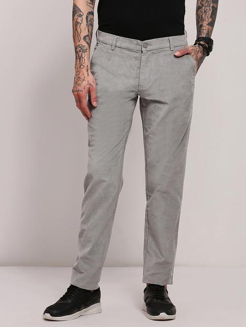 men mid rise solid chinos - 21682443 -  Standard Image - 0