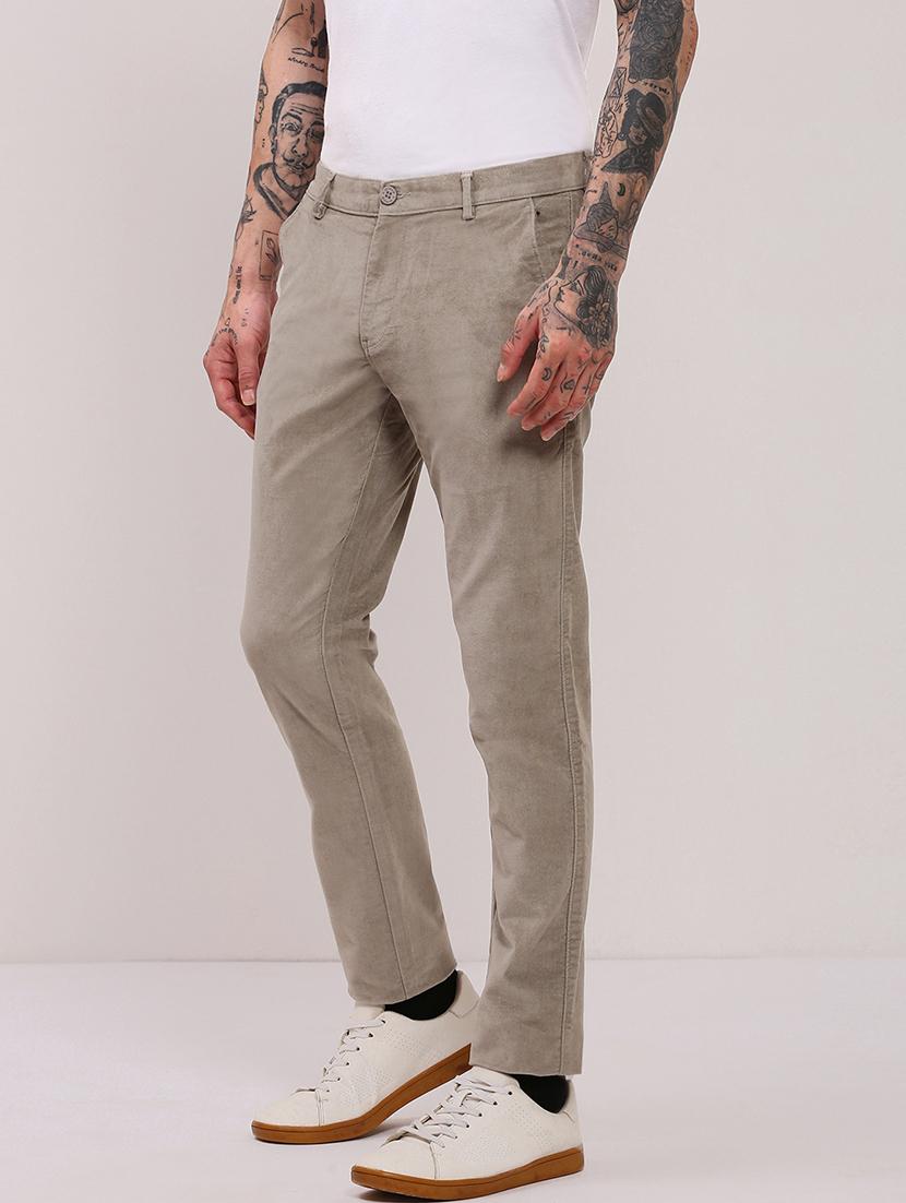 men low rise solid chinos - 21682450 -  Standard Image - 1