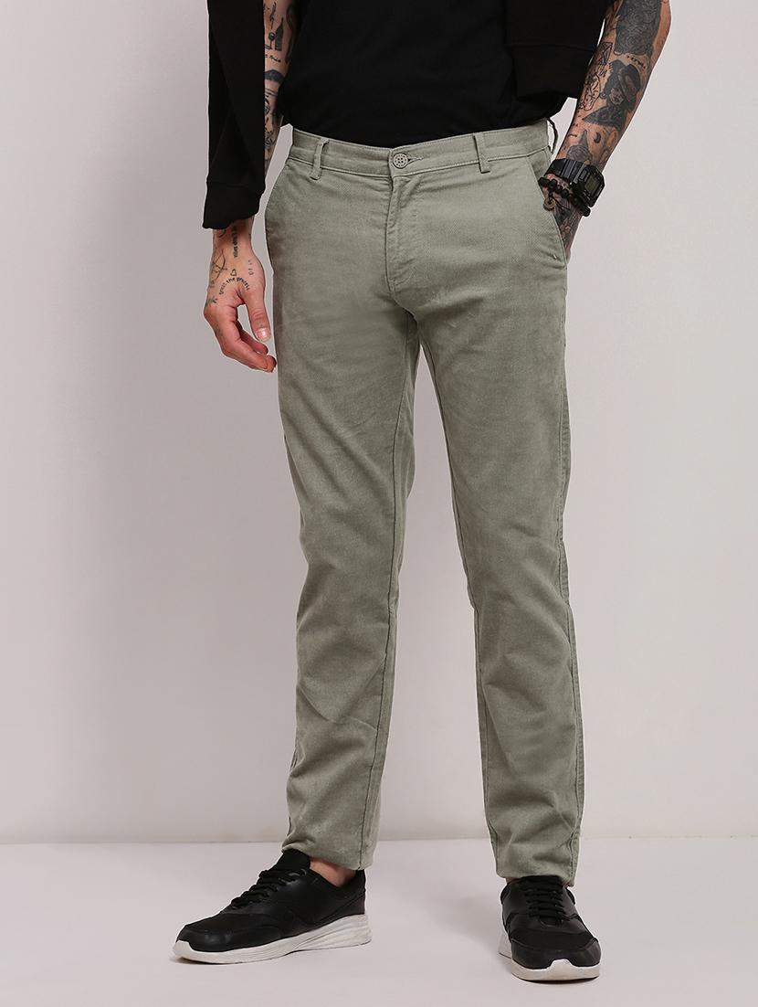 men low rise solid chinos - 21682451 -  Standard Image - 1
