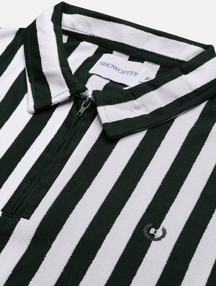 men short sleeves striped polo t-shirt - 21682471 - Standard Image - 6