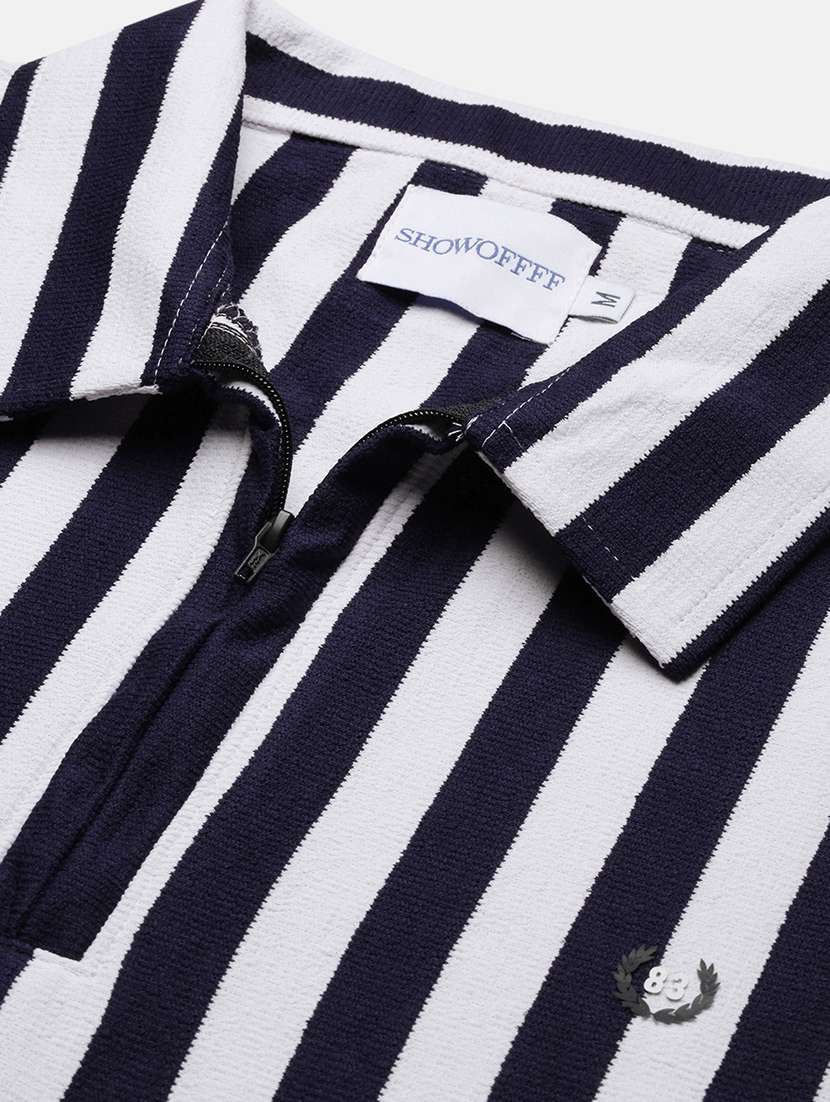 men short sleeves striped polo t-shirt - 21682473 -  Standard Image - 6