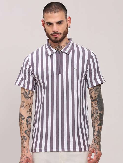 men short sleeves striped polo t-shirt - 21682474 -  Standard Image - 0