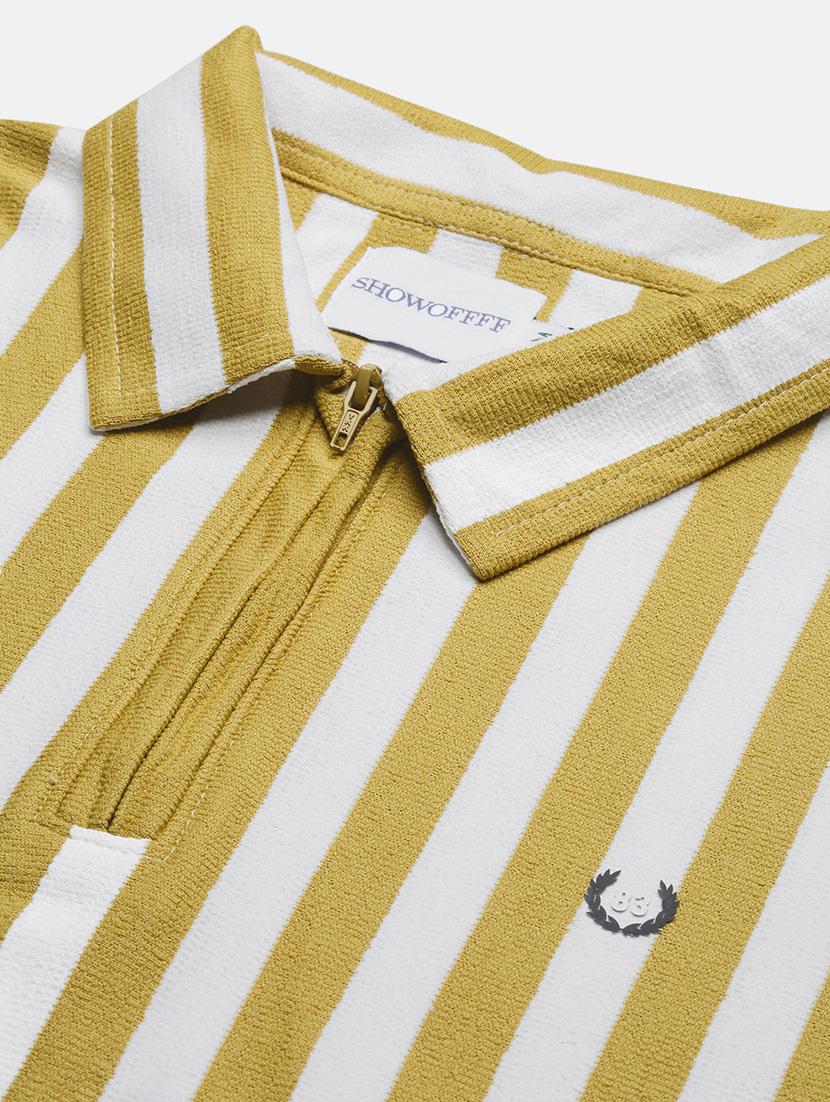 men short sleeves striped polo t-shirt - 21682475 - Standard Image - 6