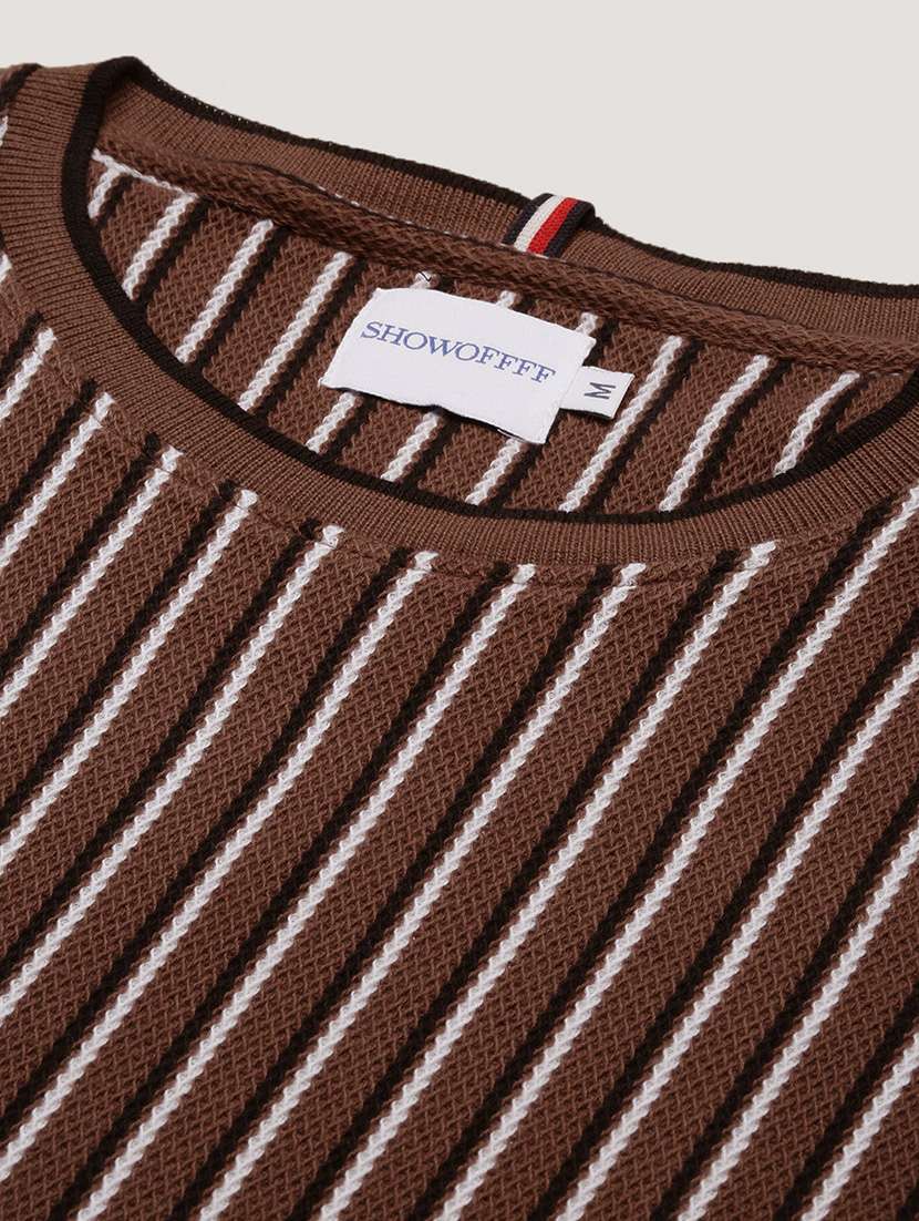 men short sleeves striped t-shirt - 21682485 - Standard Image - 6