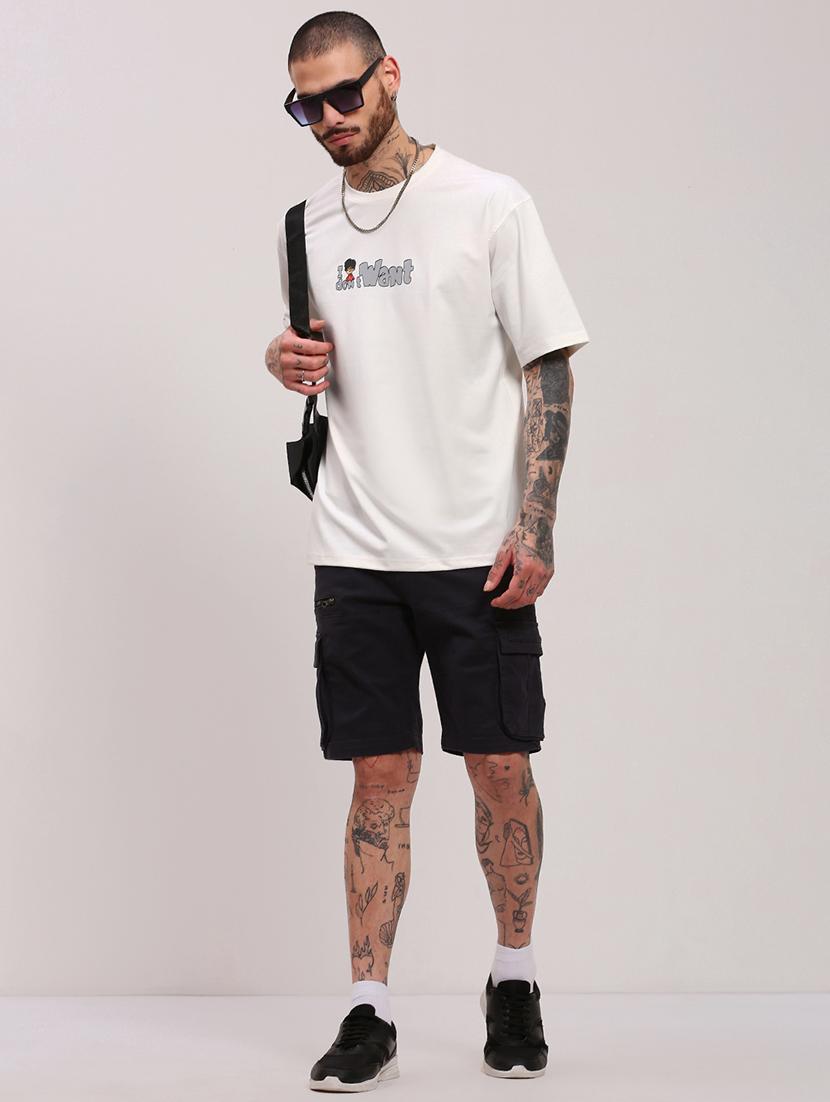 men round neck front & back print t-shirt - 21682489 - Standard Image - 4