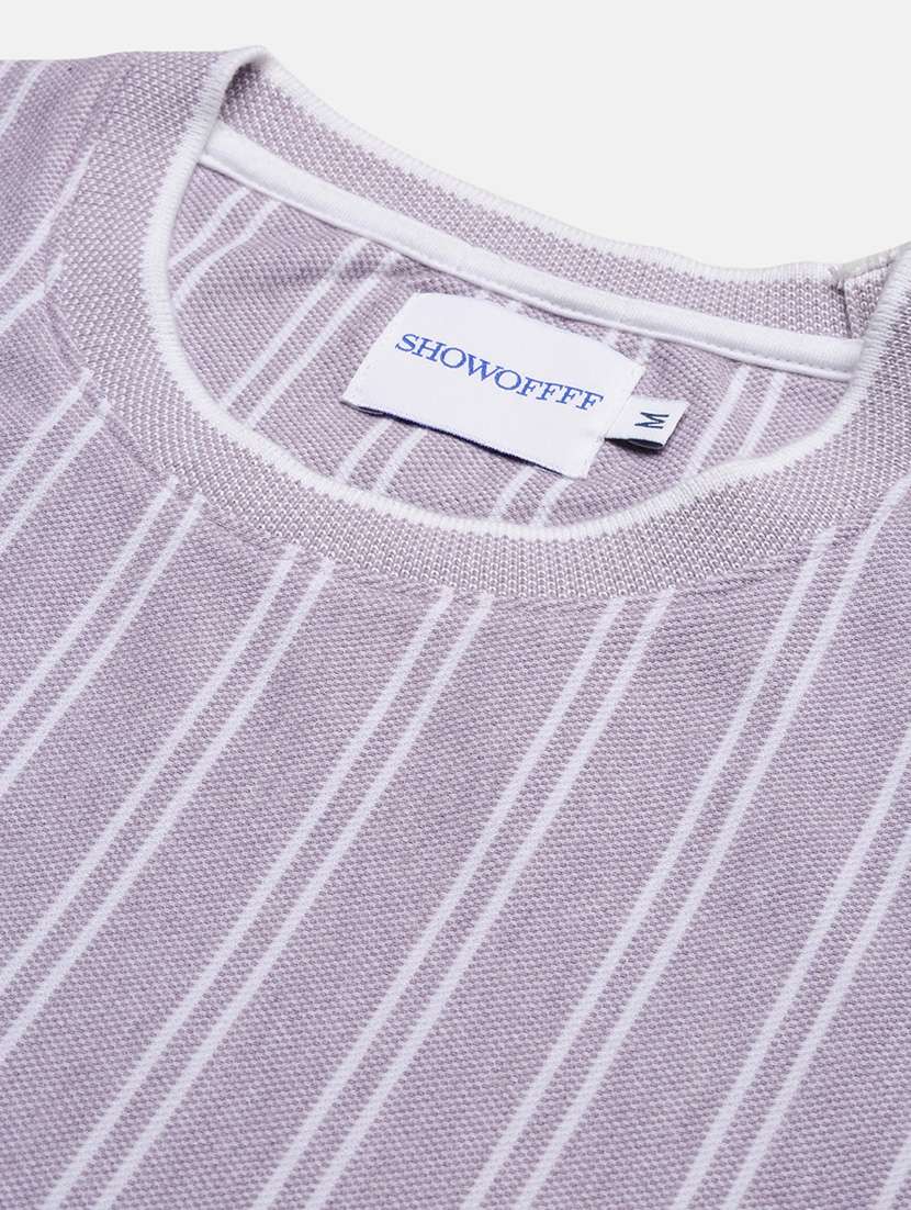 men short sleeves striped t-shirt - 21682493 - Standard Image - 6