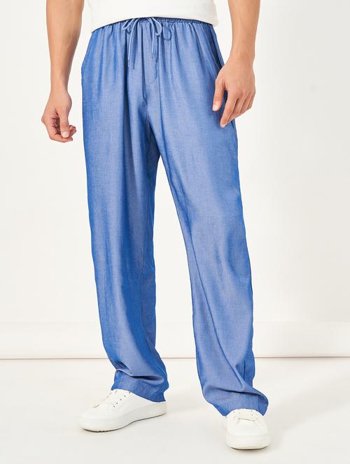 men mid rise solid pyjama - 21682539 - Standard Image - 0