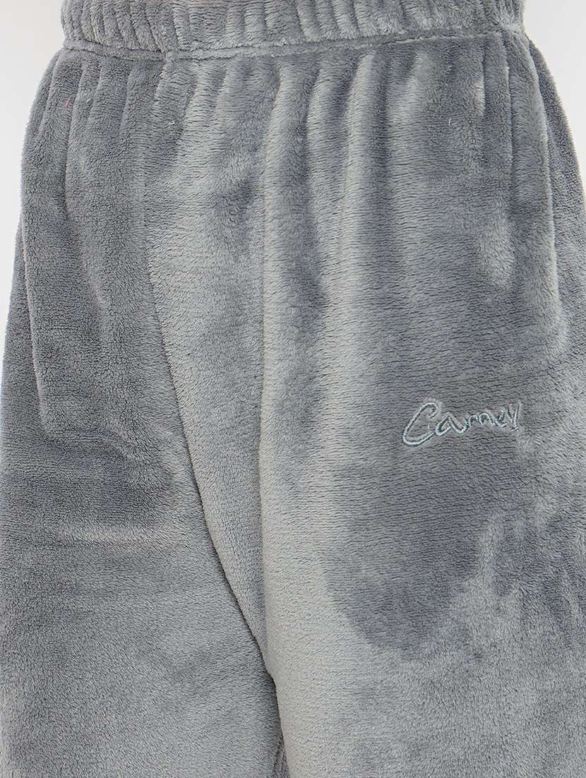 women solid hooded nightwear pyjama set - 21682609 -  Standard Image - 6