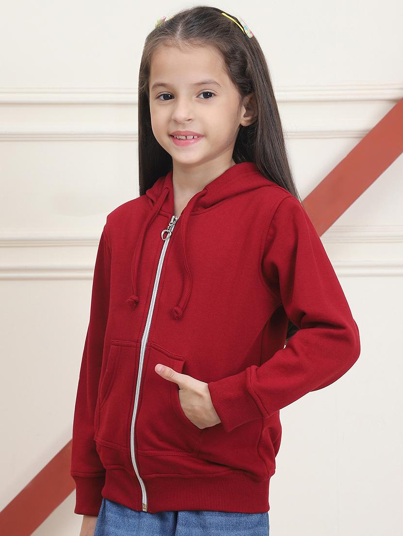 girls long sleeves plain sweatshirt - 21682868 -  Standard Image - 1