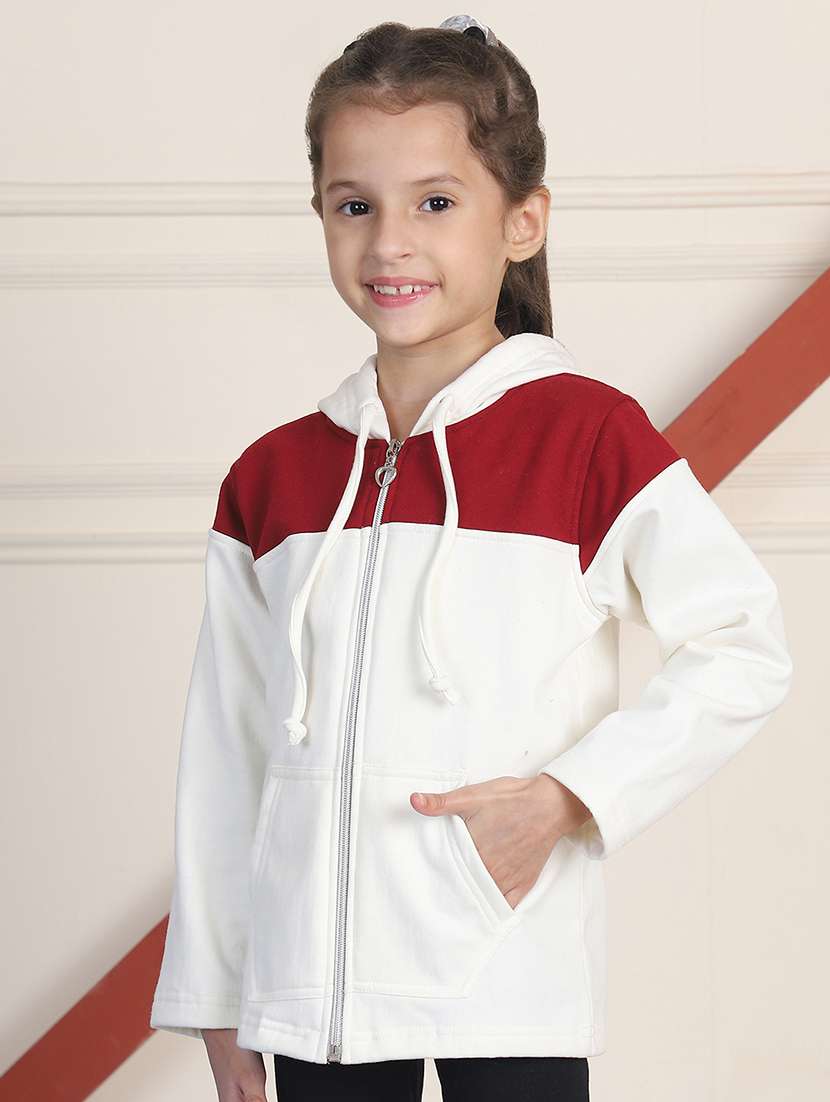 girls long sleeves color block sweatshirt - 21682871 - Standard Image - 1