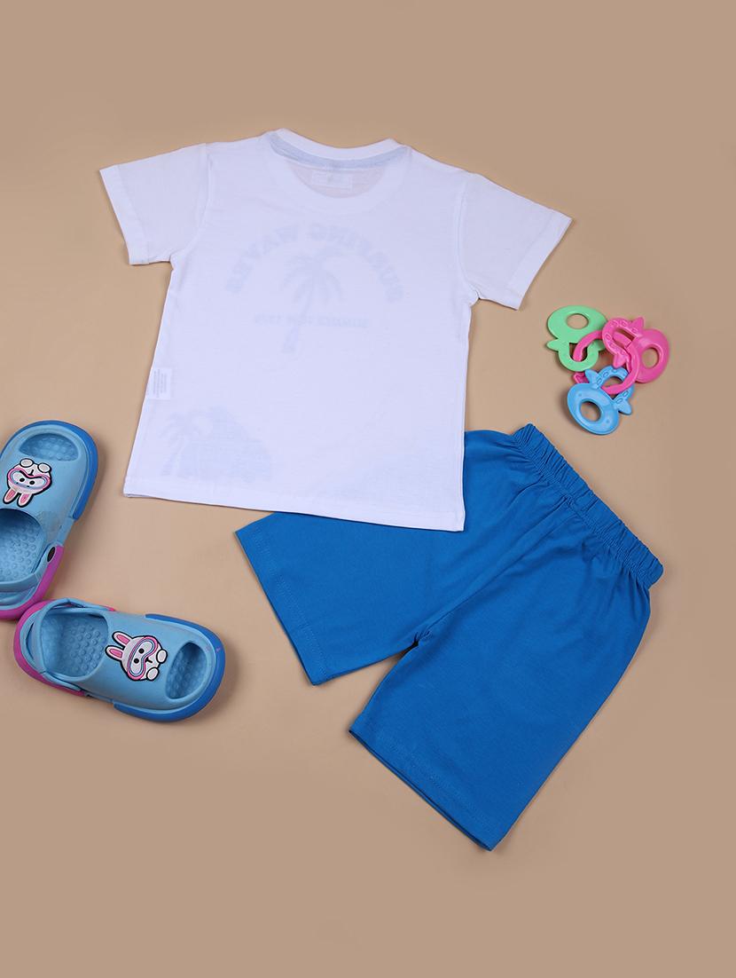 kids printed shorts twin set - 21683042 -  Standard Image - 1